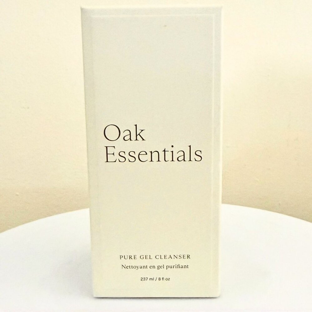 Oak Essentials Pure Gel Cleanser 8oz Gentle Hydrating Face Wash Clean Skincare